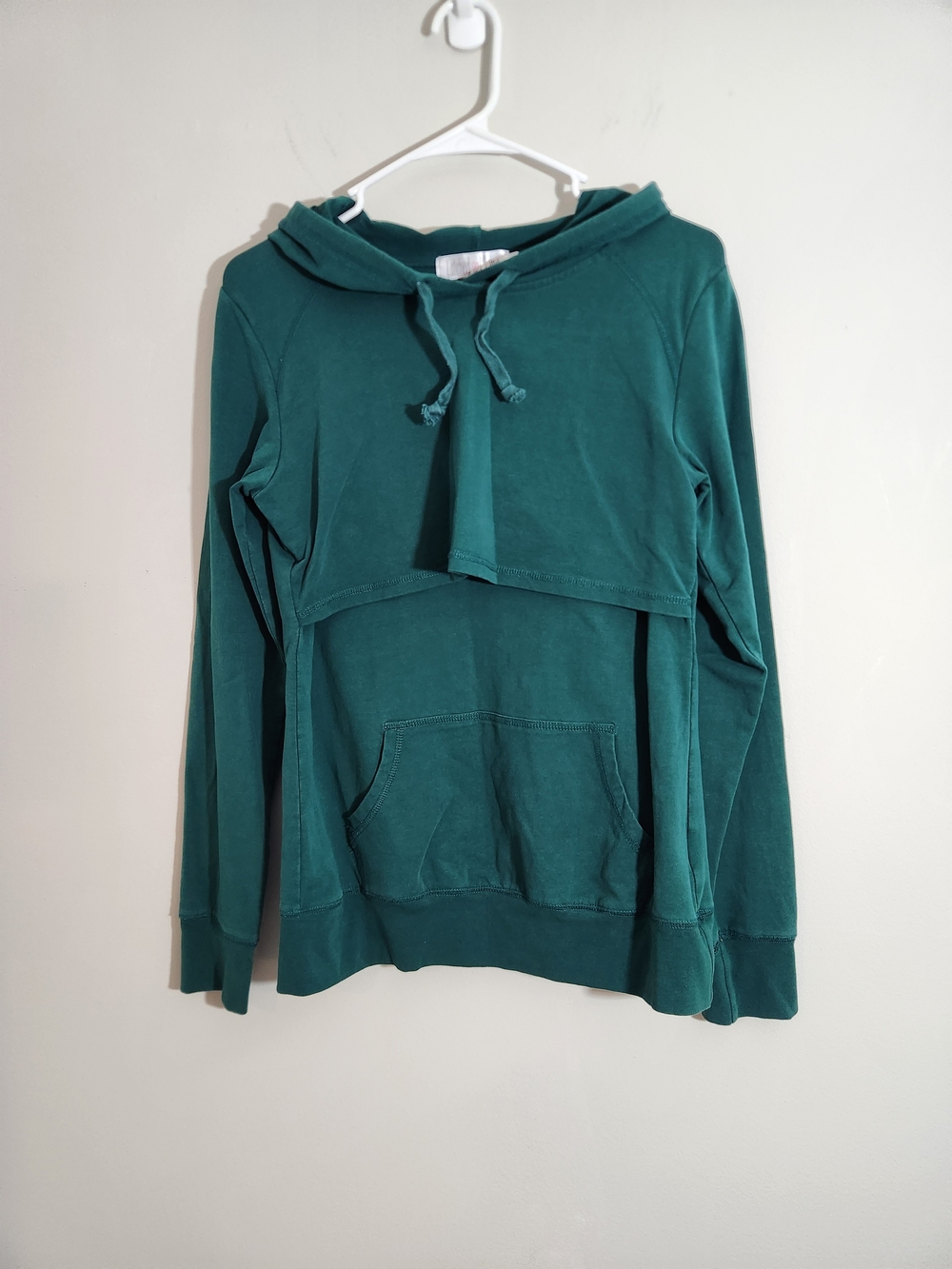 Latched Mama Eagles Green Hooded Sweatshirt Nursing Breastfeeding Cotton